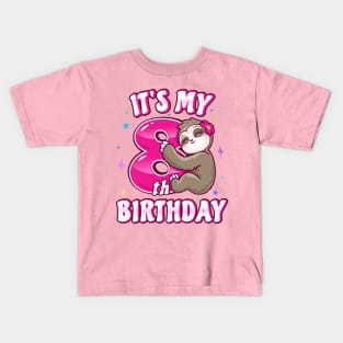 It's My 8th Birthday girl Kids T-Shirt